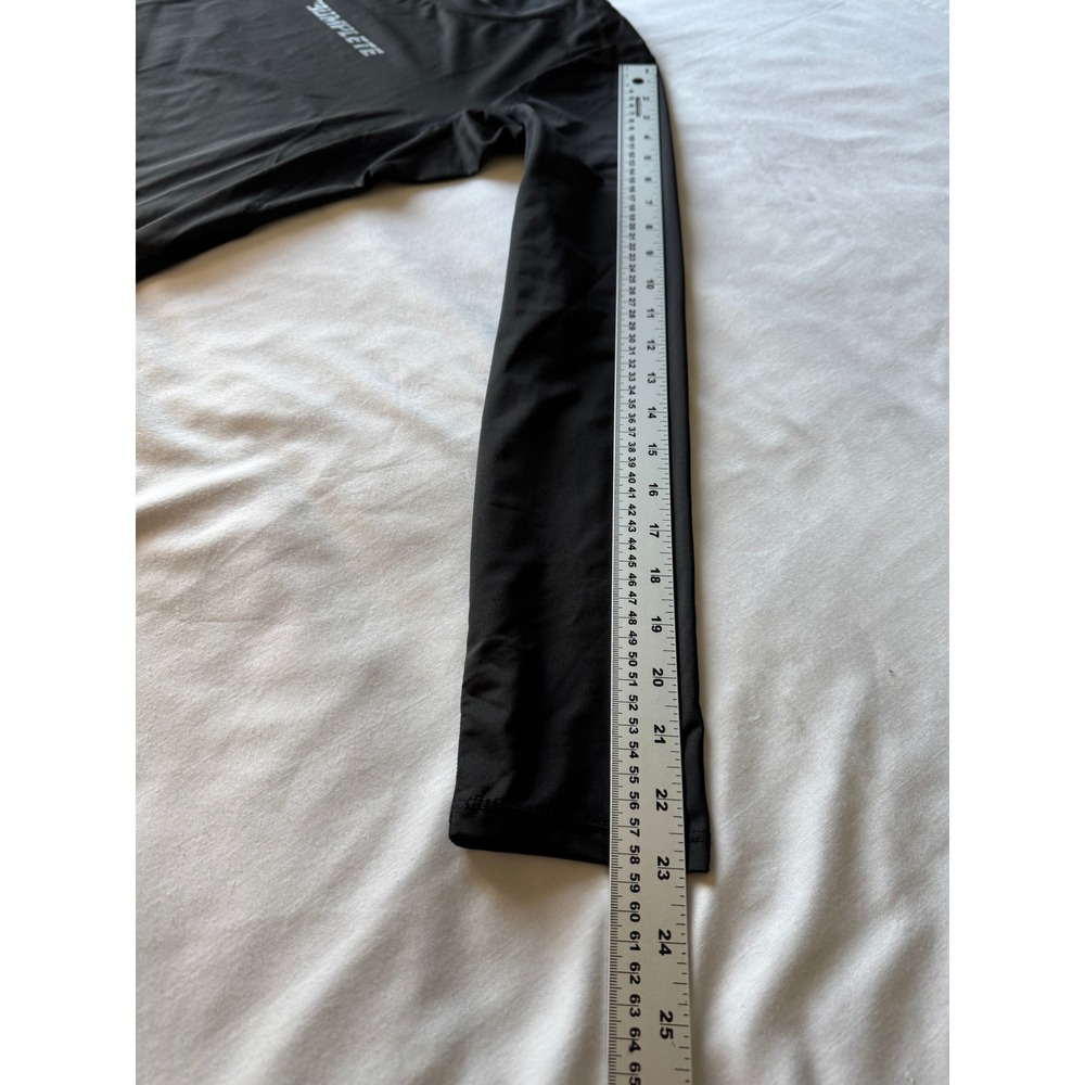 Jumplete Mens Black Performance Long Sleeve Shirt Size S Athletic Compression - Picture 7 of 10